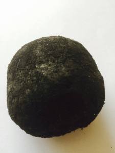 A lump of Anthracite - note the lack of dust compared to household coal